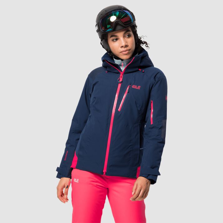 Jack Wolfskin Womens Snow Summit Ski Jacket Navy 206981KZR